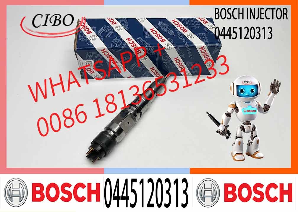 High Quality Nozzles 0445120313 Fuel Injection Systems 0 445 120 313 Common Rail Injector 0445 120 313 for MAN 044512031