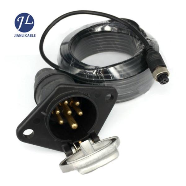 Truck Vision Camera System Extension Cable With Heavy Duty Trailer Tractor