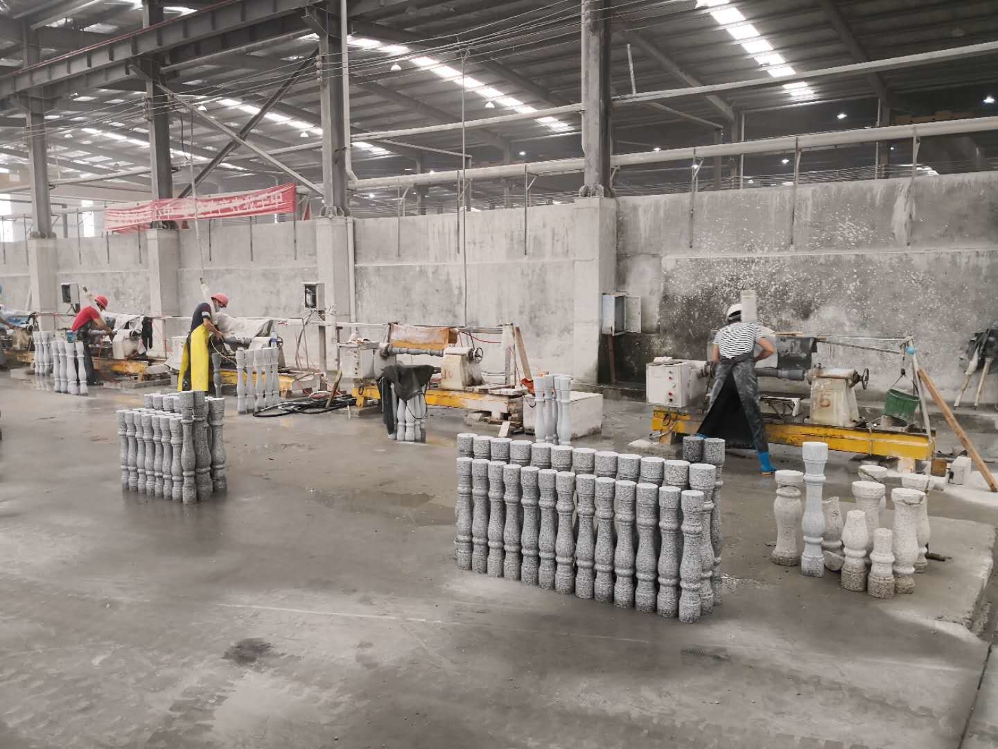 High Cutting Force CNC/PLC Stone Profiling Machinery For Baluster