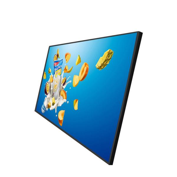 Quality 20mm Super thin high bright 400-700 nits 43" inch LED LCD monitor with metal casing and WIFI Android OS for ads signage display for sale