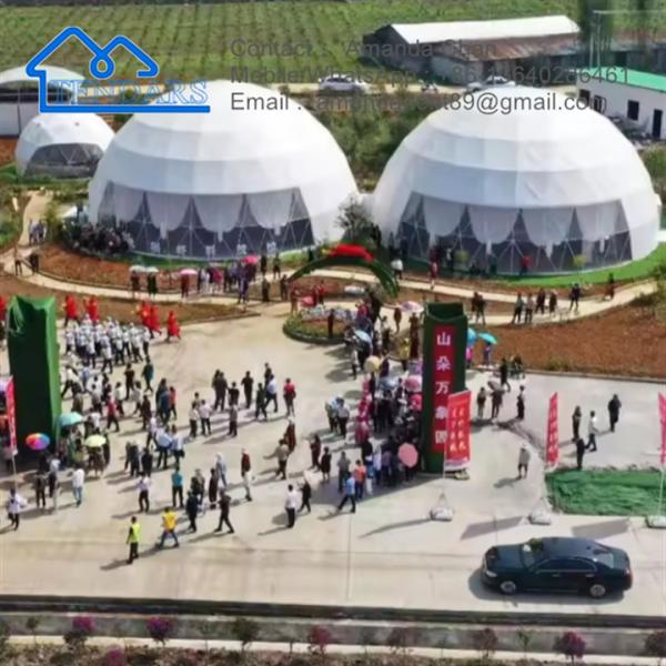 Vacation Modular Prefabricated Commercial Dome Tent Hotel Large Outdoor