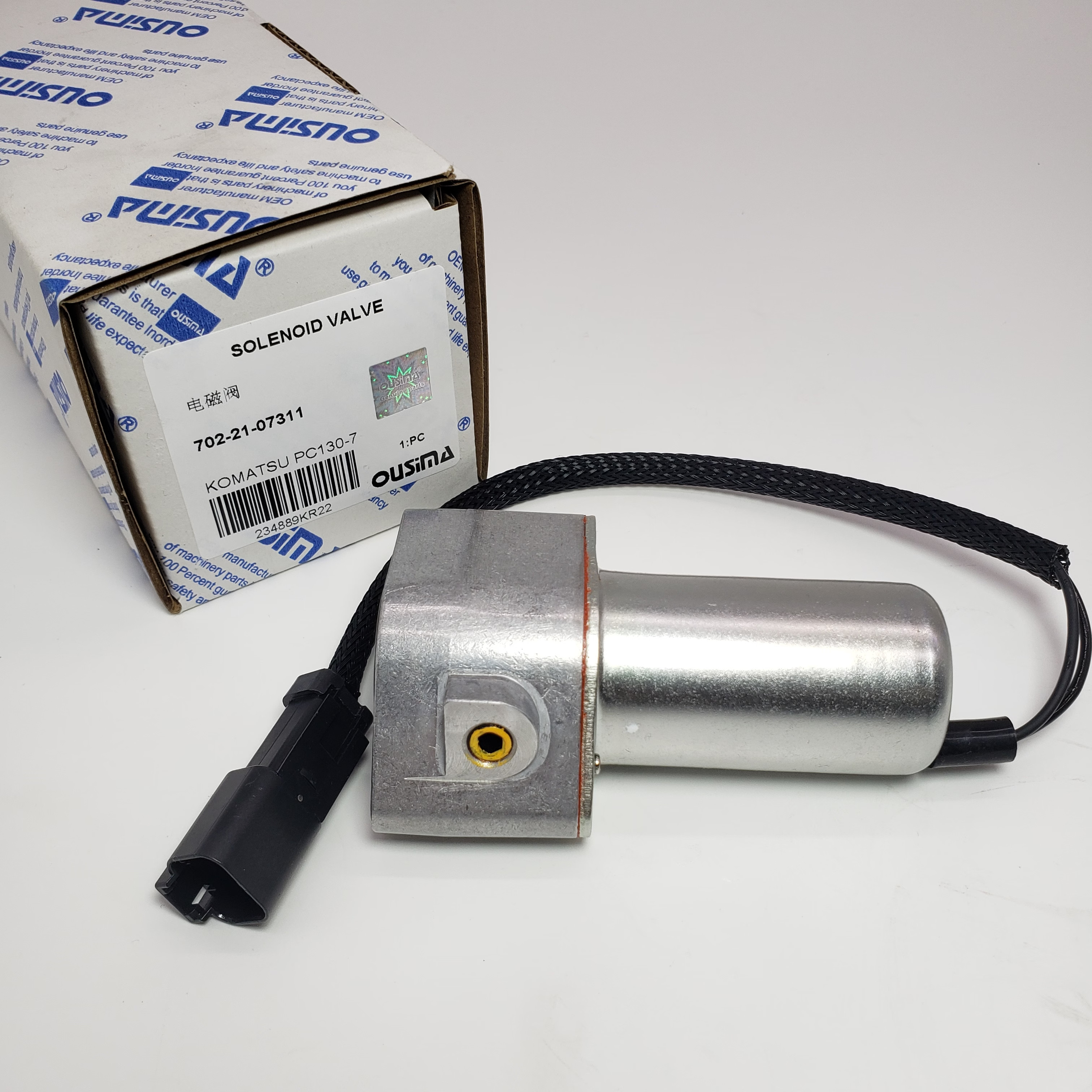 702-21-07311 Excavator Solenoid Valve For KOMATSU PC130 PC210 PC360 PC450
