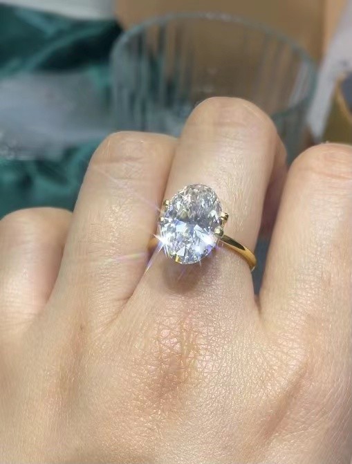 G Colorless Loose Lab Grown Diamonds 5.18Carat Cultivated Diamonds VS1