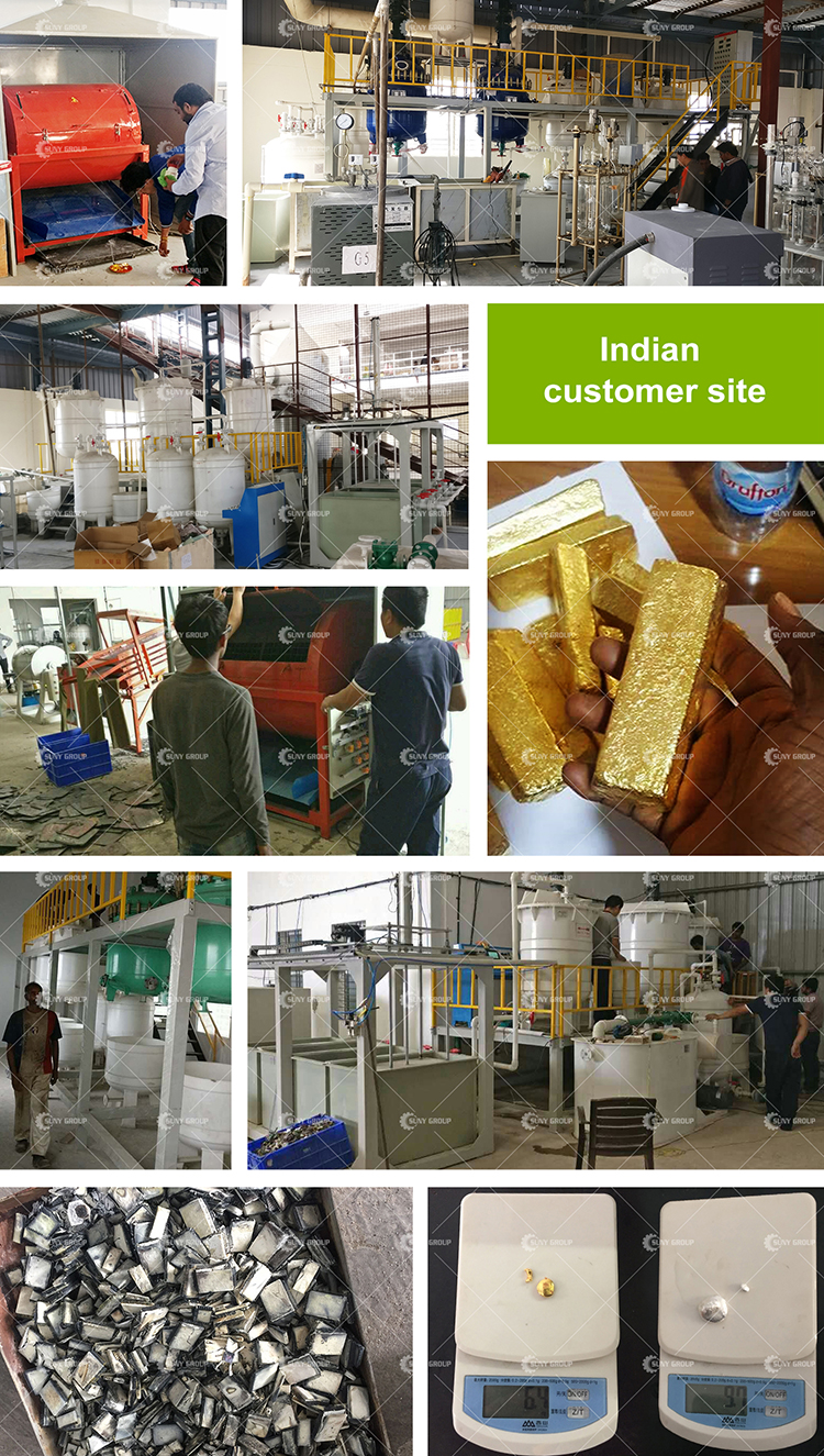 Environmentally-Friendly Waste Cellphone Gold Silver Chemical Recycling Plant