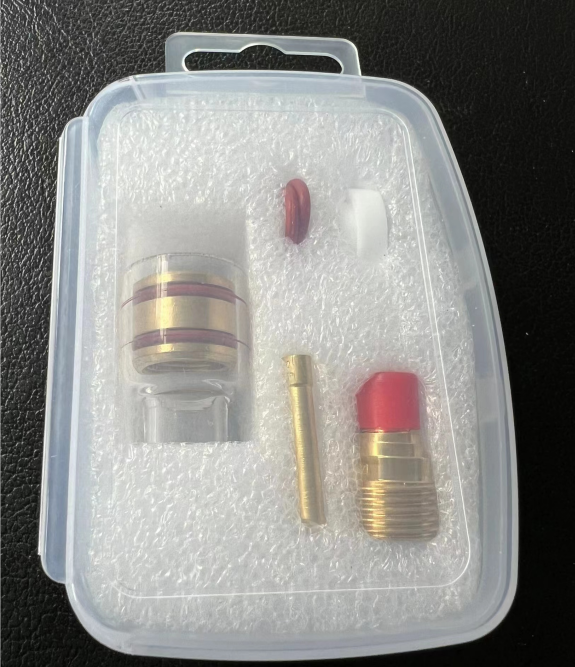 53GQ Gas Lens Adapter Wedge Collet TIG Welding Consumables Kit for Better Gas Coverage
