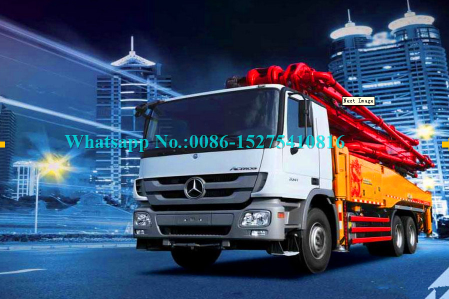 Heavy Concrete Construction Equipment 36m Concrete Boom Pump Stabilization Control