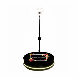 Revolve Adjustable 360 Photo Booth Machine 100cm Automatic Slow Motion