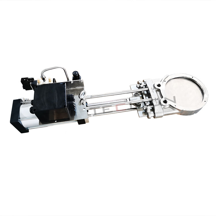 ODM Non Rising Air Pneumatic Gate Valve 8 Inch 316 Stainless Steel