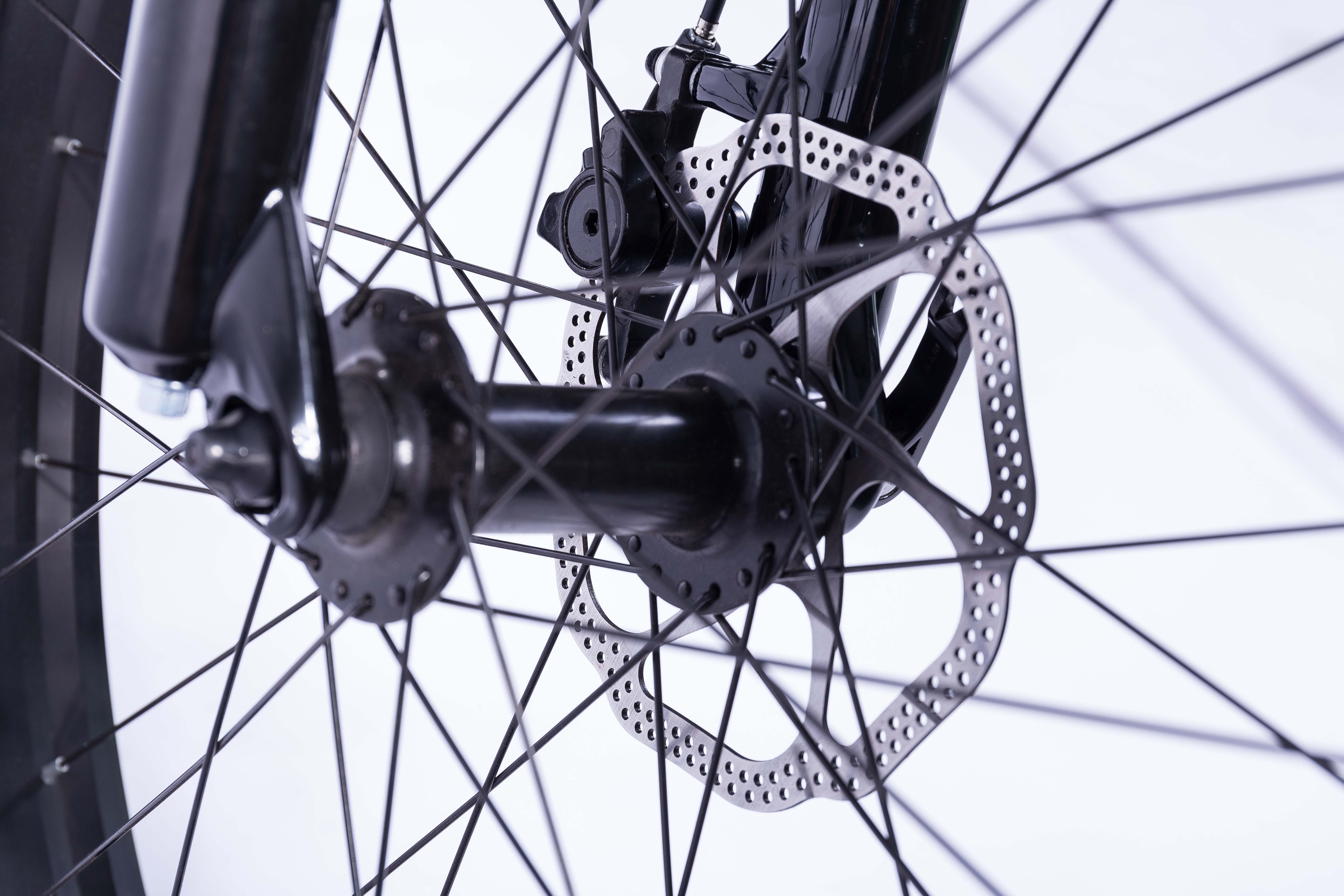 9ah 7 Speed Electric Bike 26 Inch Aluminum Frame Wear Resistant Fat Tires
