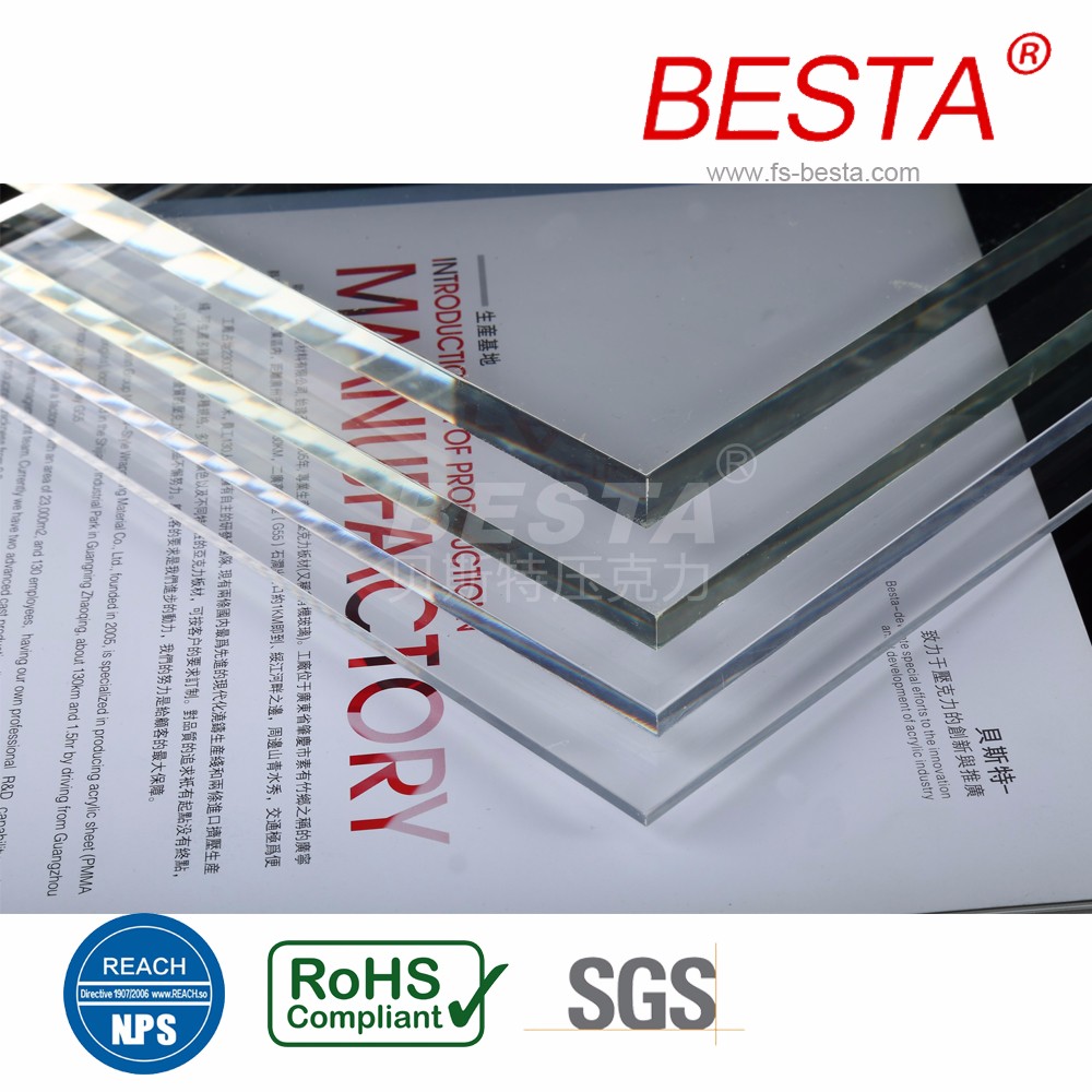 PMMA 4x8 Clear Acrylic Sheet 4mm Frosted Acrylic Board Abrasion Proof