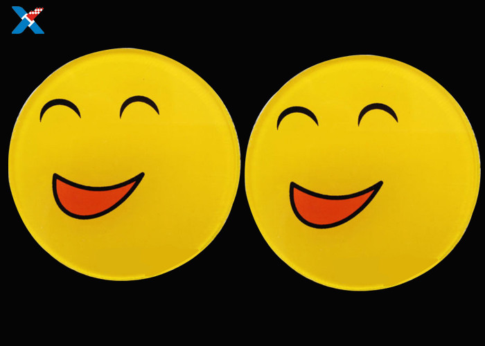 Customized Acrylic Shapes Craft Acrylic Smiley Face Badge Acrylic KTV Bar Smile Signage