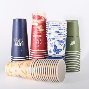 PE Coating Recyclable Single Wall Paper Cups With OEM ODM Service