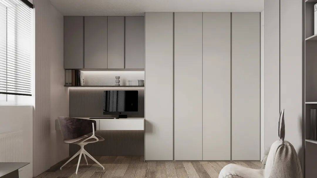 Customized Wooden High End Functional Matte Lacquer MDF Plywood Design Wardrobe Closet