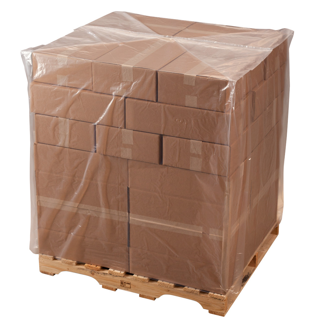 Custom Large Pallet Transparent Clear Plastic Cover Bags PE Packaging