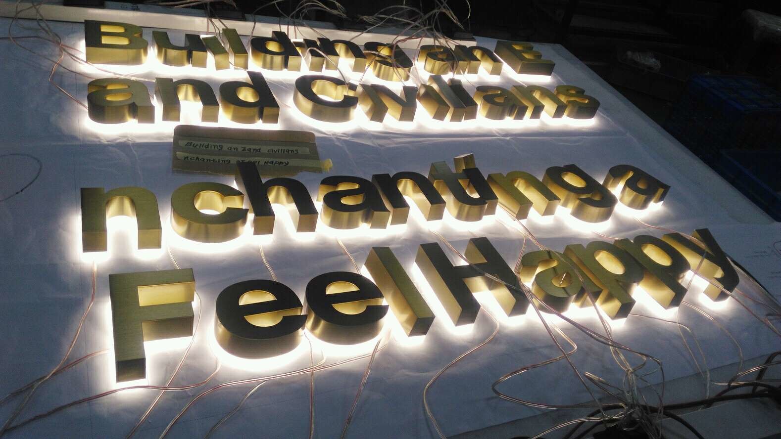 Aurora LED Light Boxes Illuminated Double Sided Lighted Sign 600*600*90mm