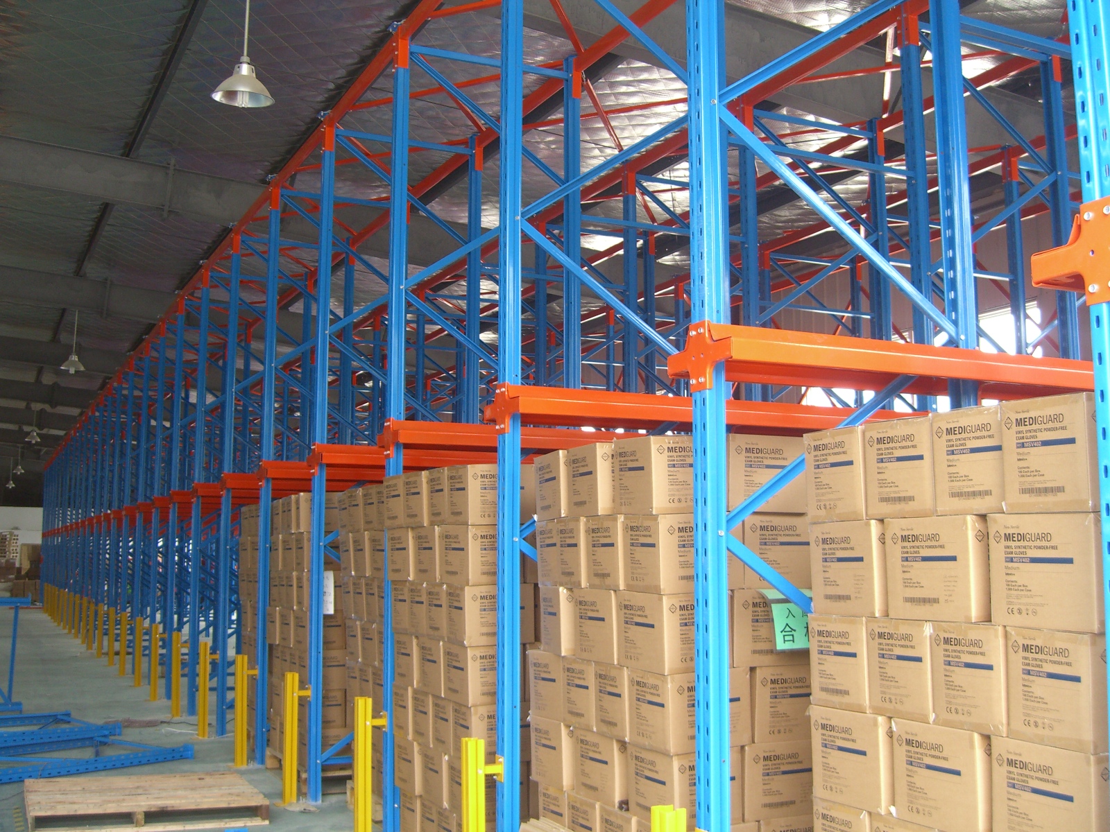 High Density  Drive In Pallet Drive Racking Customize Dimensions