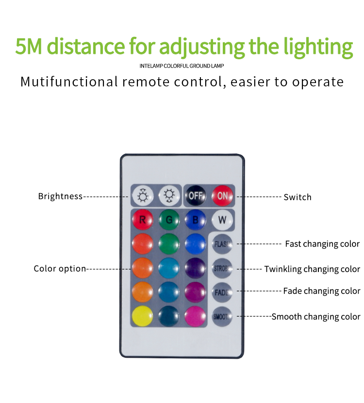 DC 6V Solar Powered Floating Light RGB Lighting 4100K Dusk To Dawn With Remote Control