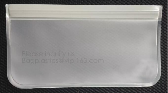 Kitchen Reusable Storage Silicone Food Fresh Bag with free hand baggy rack,preservation food fresh vacuum storage bag wa