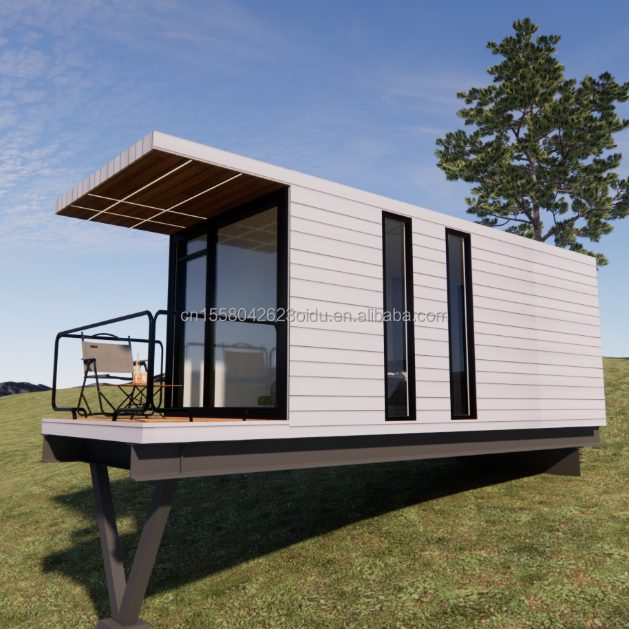 Aluminum Alloy Windows 20ft Prefab House Container House Hotel Leisure Container Holiday Home Luxury House Light Steel Villa