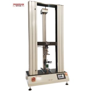 China Material Tensile Testing Machine Double Column UTM With Extensometer Door Shape Structure 10KN 20KN​ on sale