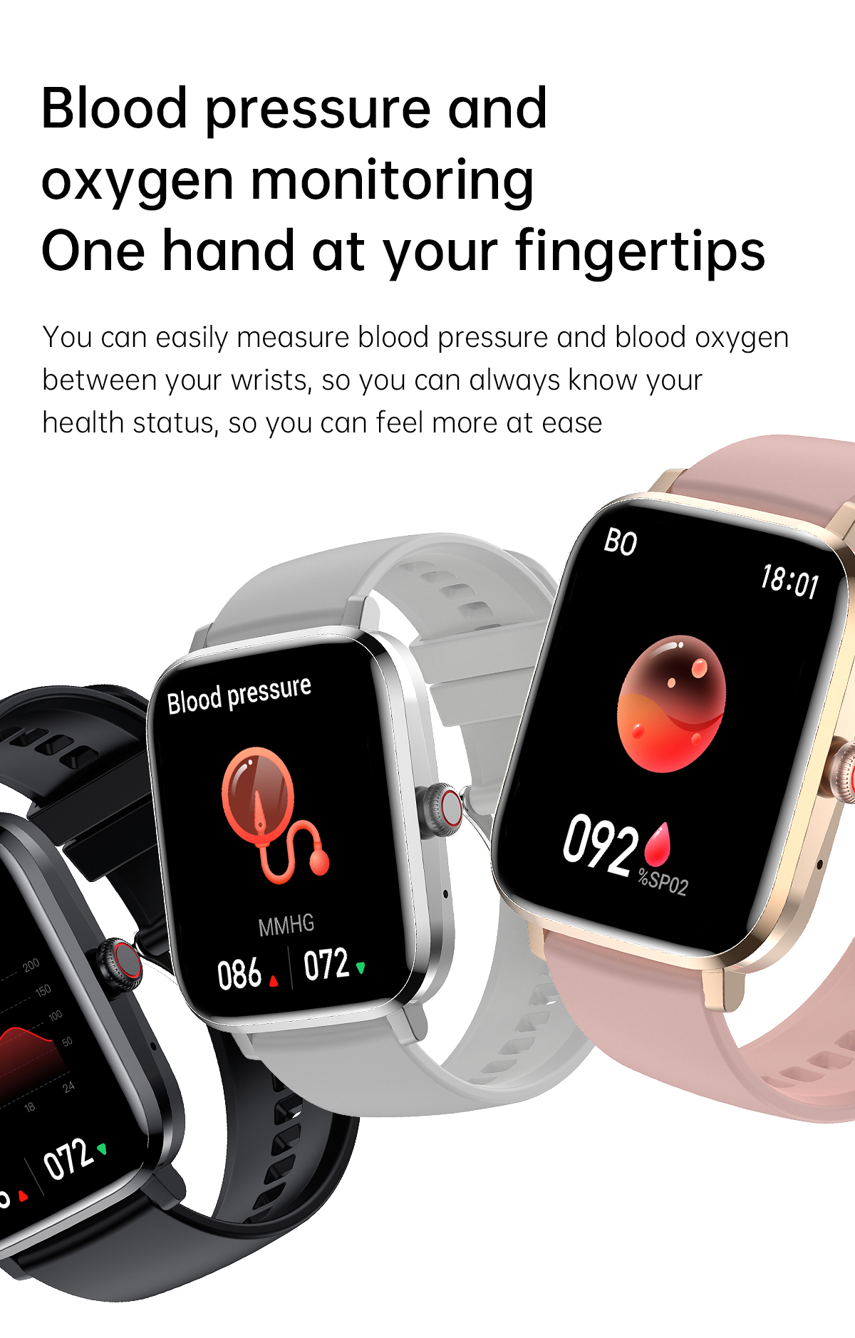 Gps Kids Smart Watch Fitness Tracker Sports Watch Heart Rate Blood Pressure Smart Bracelet For Android Ios