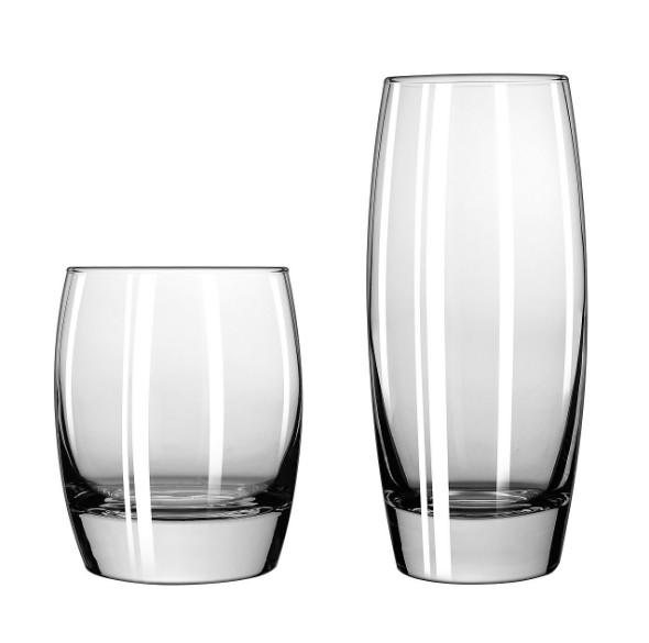 Libbey F2345 Andy's glass of heat-resistant clear blue drink glasses high juice