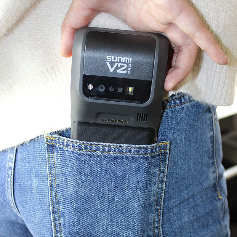 Capacitive Screen Wifi Handheld Pos Terminal With Printer