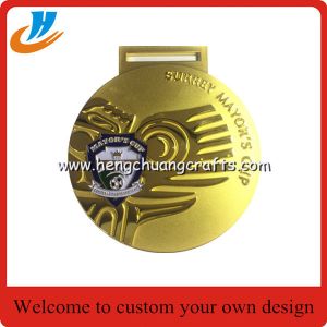 Custom die cast medals with gold silver copper plated medals