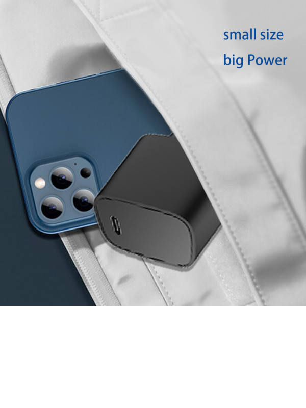 20W PD USB-C Charger For Apple Phone 12 Nano Gan Fast Charger