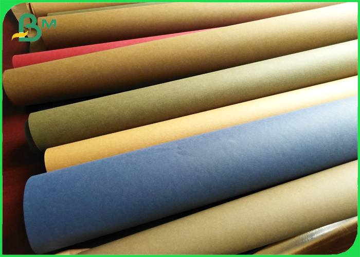 Biodegradable Sewable Washable Kraft Paper Fabric 0.55mm thick 150cm width