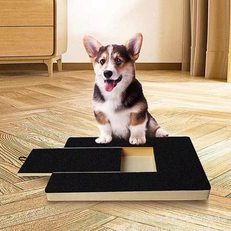 Pet Treat Trimmer Wooden Dog Nail Scratch Board for Indoor and Outdoor Space