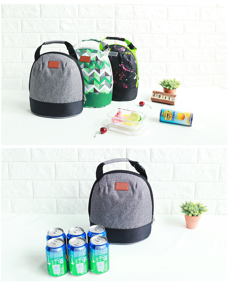 Adjustable Shoulder Thermal Food Soft Insulated Lunch Cooler Bag