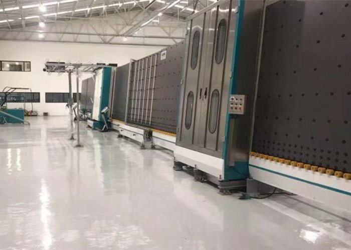 0.1mm Brushes 45m/Min Vertical Glass Washing Machine