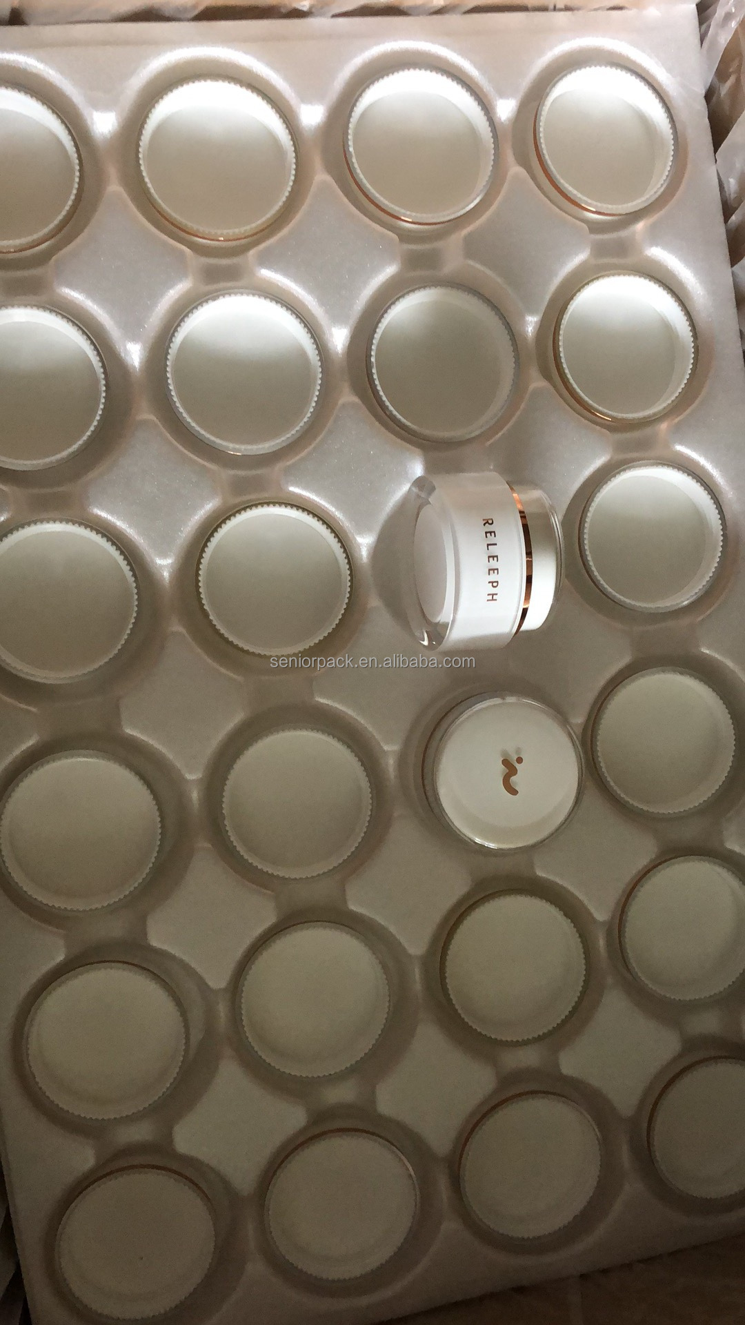 30ml 40ml 50ml 60ml 80ml 100ml 120ml 200ml 250ml 400ml 500ml 1L Chocolate PET Plastic Cream Jar for Food Collar Material