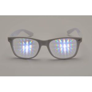Rainbow Effect Plastic Diffraction Glasses For Fireworks Show