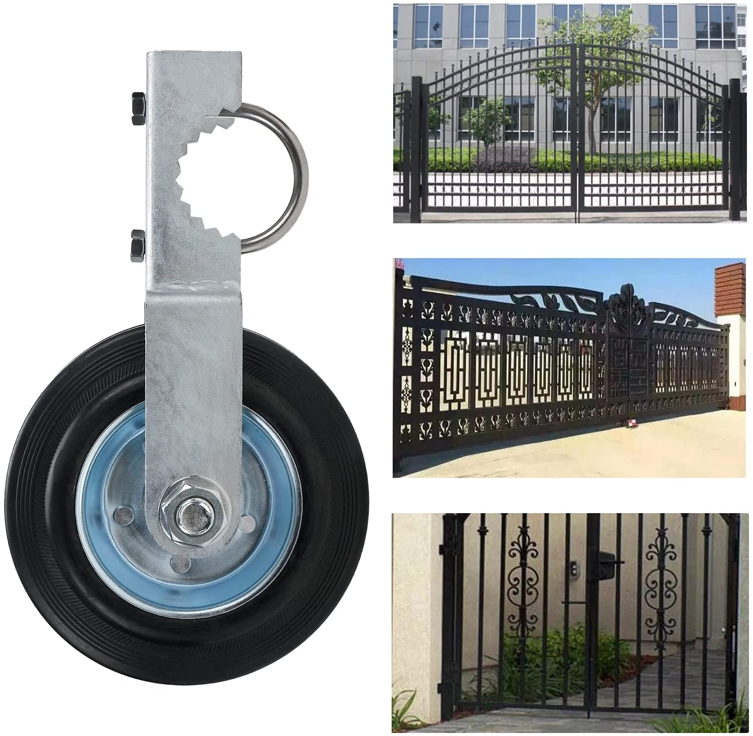 Powder Coated and Customized 6 Inch Sliding Doors Rollers Wheels for Sustainable Wood