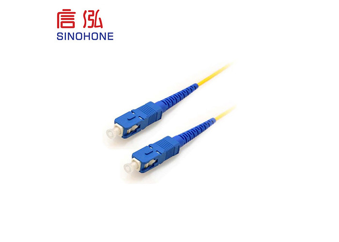 Gigabit Ethernet LC Fiber Optic Cable , Simplex Fiber Optic Cable