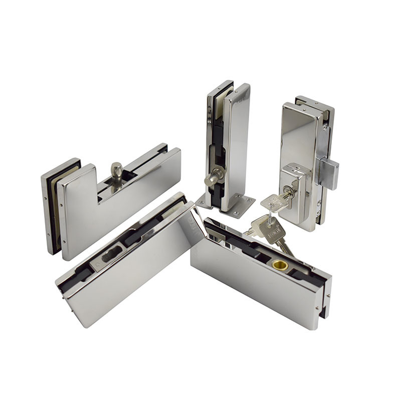 12mm pivot Glass Door Hardware Accessories L Patch Fitting SS201 Material