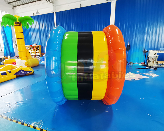 Commercial Blow Up Walking Rollers Inflatable Water Roller Wheel