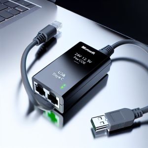 48V to 24V 12V 5V POE Splitter with RJ45 Connector 1Gbps