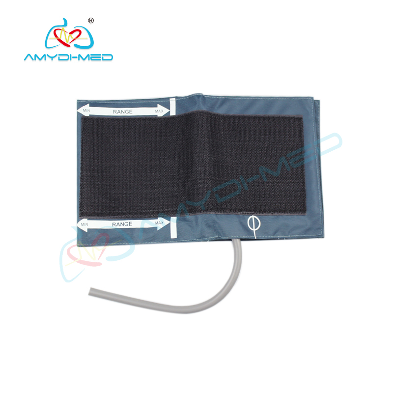 Nylon PU Adult NIBP Cuff 35cm Arm Circumference Single Tube Adult Blood Pressure Cuff