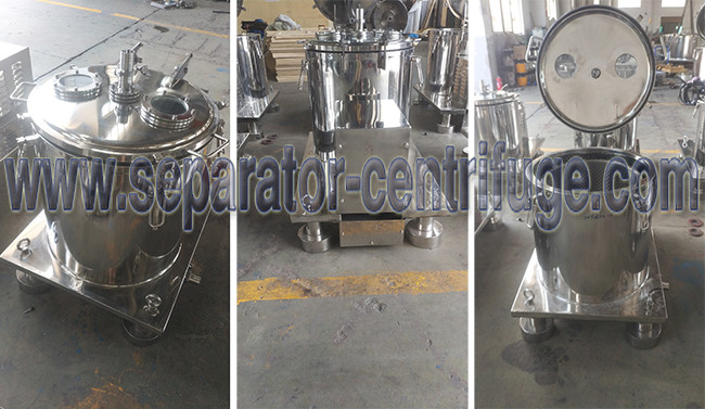 Vertical Basket Centrifuge , SS CBD Oil Ethanol Extraction Machine