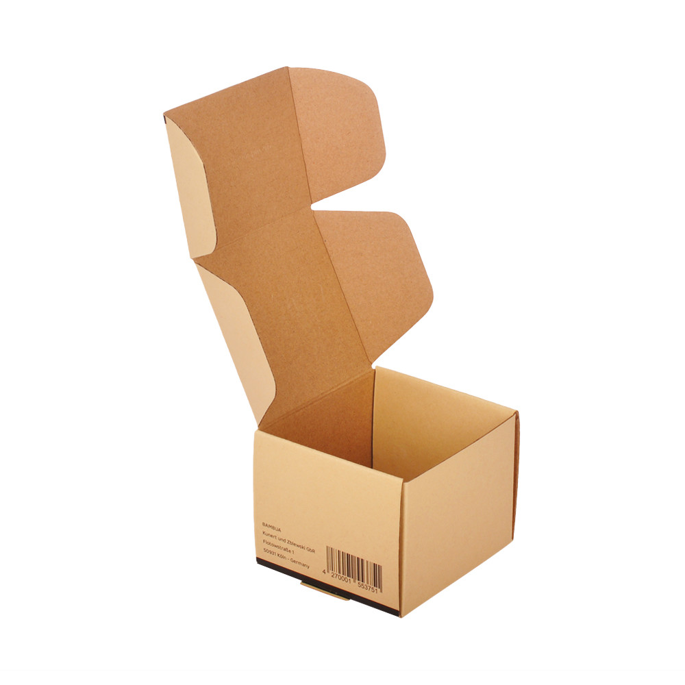 Foldable Kraft Paper Corrugated Box Packaging Craft Gift Embossing Logo