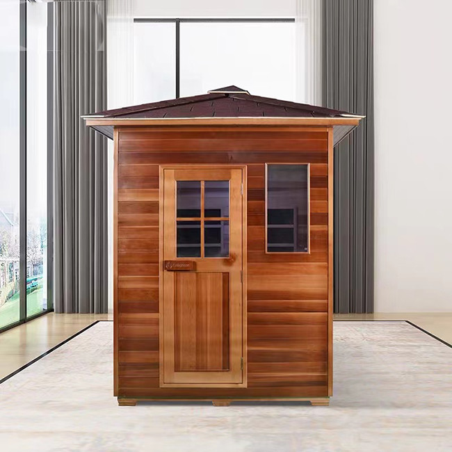 Garden Cabin Outdoor Steam Sauna , Outdoor Wooden Sauna Room