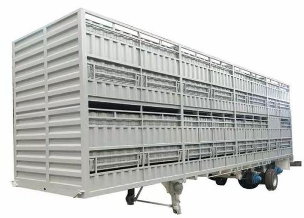 Customized Semi-Trailer Livestock Transport Truck Trailers for Bulk Cargo