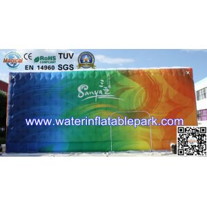 Commercial Printed Inflatable Cube Tent With Logo / Inflatable Structure Tent