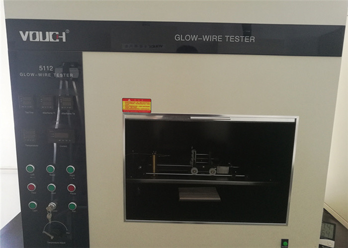 Electrical Glow Wire Test Apparatus , Electrical Wire Testing Equipment Standard IEC60695