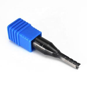 Three Blade 55HRC Tiger Bit Cnc Router Bit Straight Blade Woodworking Milling