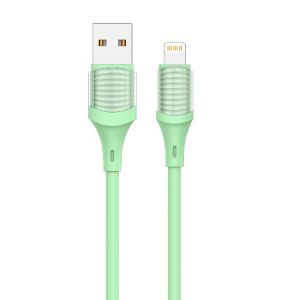 Multi-Color Transparent Shell Silicone Data Cord 1m Braided Length for Data