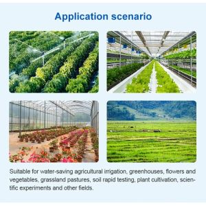 3 in1 Soil Moisture Temperature EC Conductivity Sensor IP68 RS485 Soil Meter